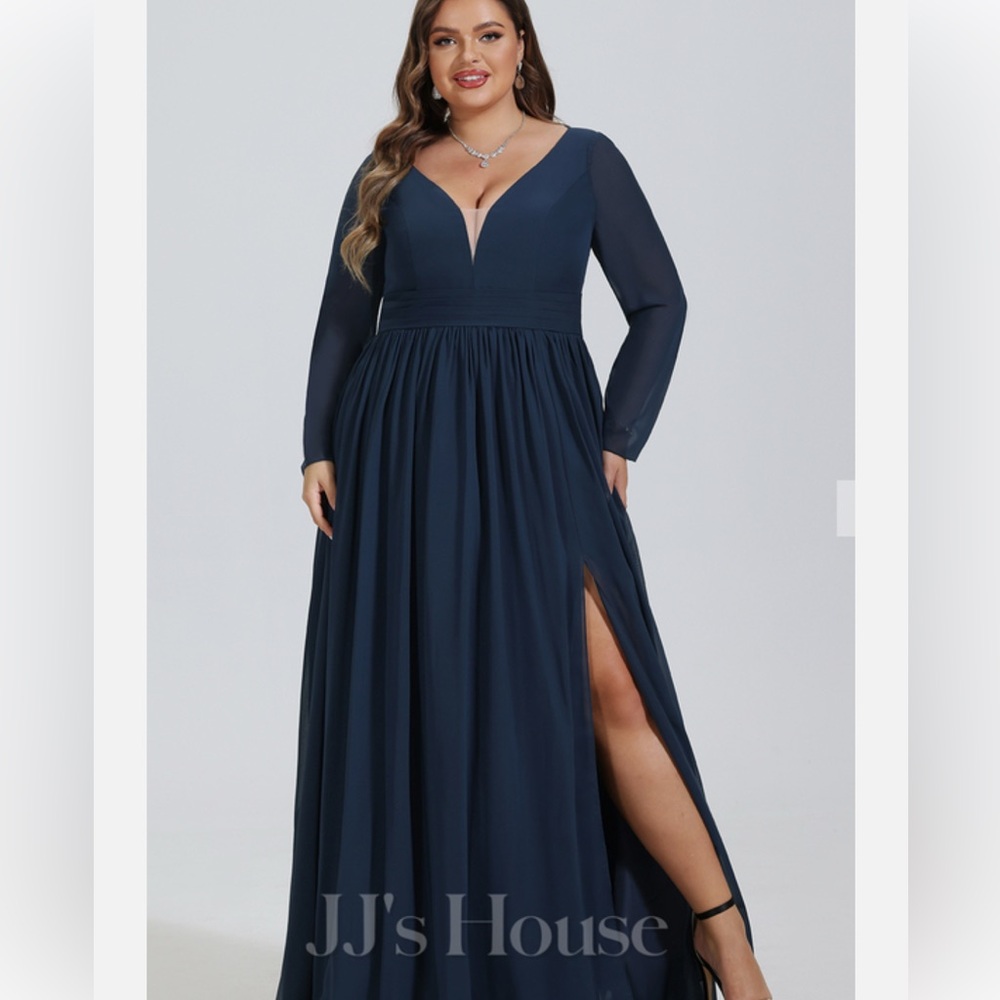 JJ's House Navy Blue Maxi Dress